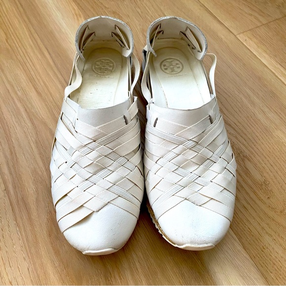 Tory Burch Elastic Huarache Slip on Sneakers - Picture 1 of 9